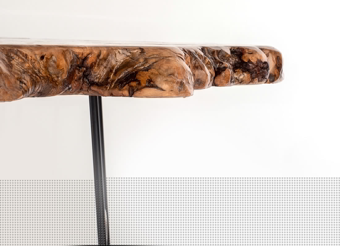 Spalted Norway Maple Crosscut Table